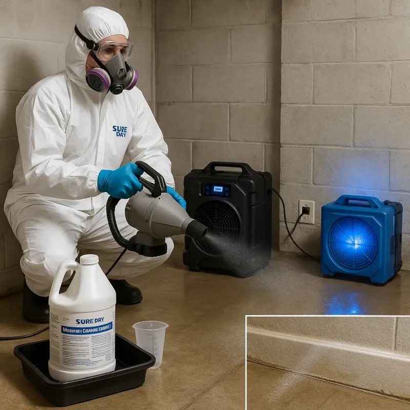 Sanitization and Odor Removal process in Plainfield, IN